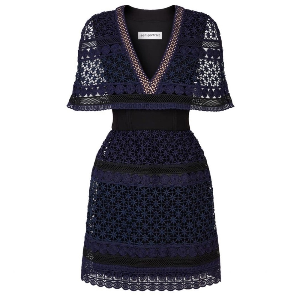 SELF-PORTRAIT Guipure Lace Dress